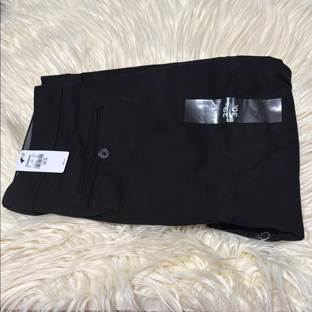 Express Men's Classic Black Dress Pants